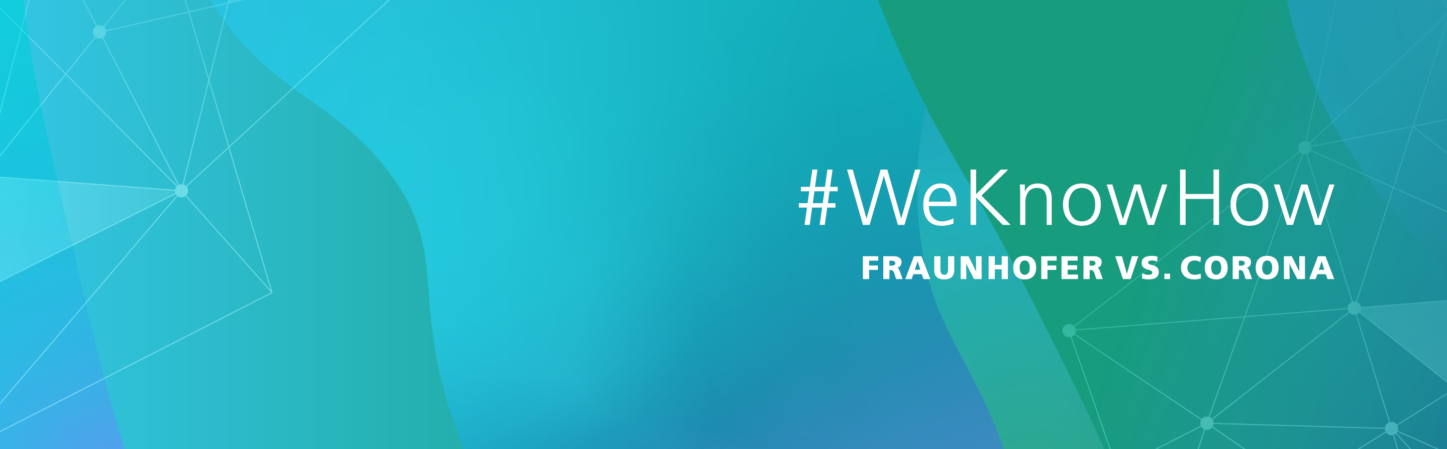Logo Fraunhofer vs Corona #WeKnowHow Campaign